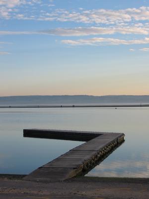One of the jetties on the marina.